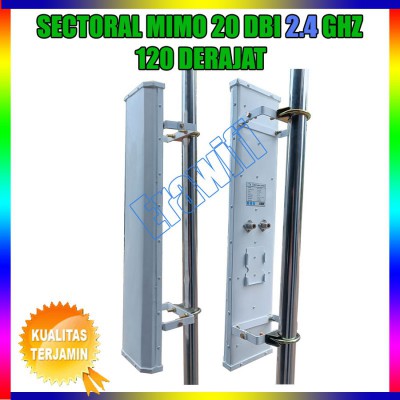 Antena Wifi Outdoor Sectoral Mimo 20 dBi 2.4 GHz 120 Derajat Bukan AM-2G15