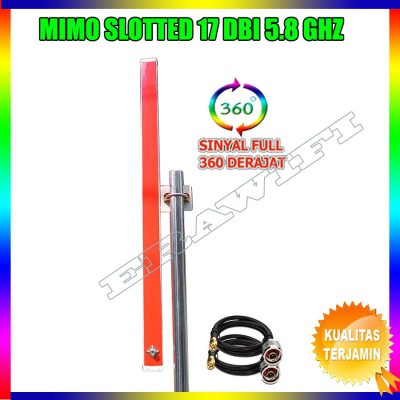 Antena Wifi Outdoor Mimo Slotted 17 dBi 5.8 GHz