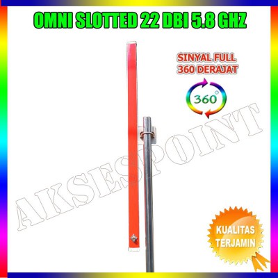 Antena Wifi Outdoor Omni Slotted 22 dBi 5.8 GHz